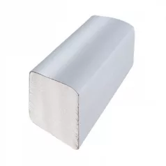   Papír kéztörlő ZZ hajtogatott fehér 21x22,5cm 210db cellulóz