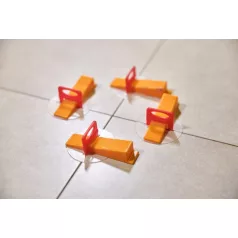   Karcolásvédő alátét csavaros lapszintező talphoz LEVELYS 100db