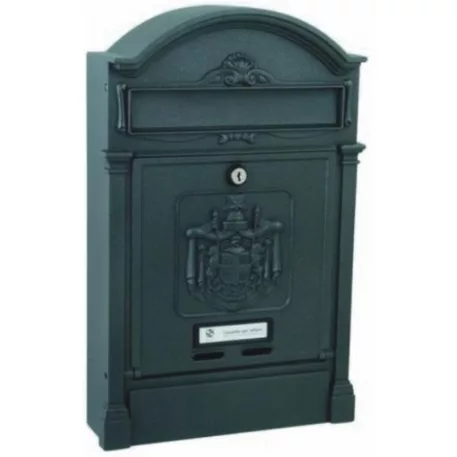 Postaláda Alu. 405x255x90 ezüst patina