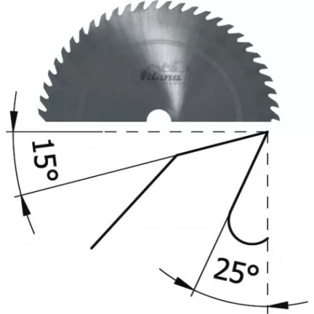 Fűrészlap fára mod. 22 5310-56KV25* 500x3,5x30 d-500, b-3,5, d-30, f-56