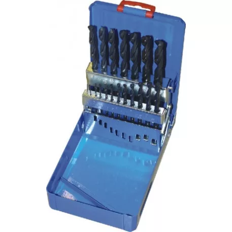 Csigafúró készlet fémhez HSS, 19-részes 1,0 - 10 mm