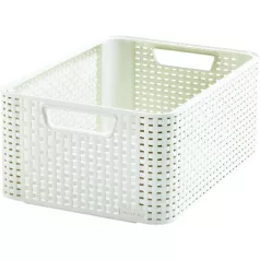 Tároló doboz Rattan Style2 S fehér