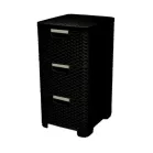 Fiókos doboz 3x 14 L Rattan fehér