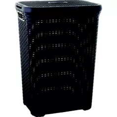 Szennyeskosár Rattan 60 L fehér