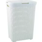 Szennyeskosár Rattan 60 L fehér