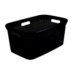 Szennyeskosár Rattan 45 L krém