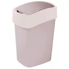 Szemetes fedeles 25 L ezüst/zöld