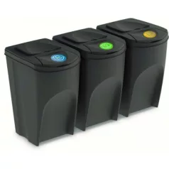 Szelektív hulladékgyűjtő kosár 35L 3db