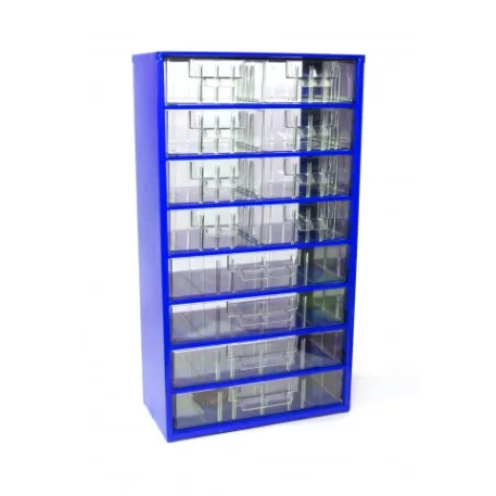 Szekrény 30,5x55 cm műanyag fiókos 8kp,4n piros