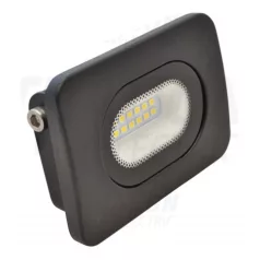 LED reflektor fekete 10W, 750lm, 105×75×55 mm