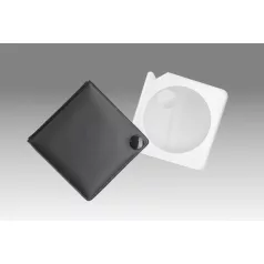   Nagyító műbőr tokban 44 mm, műanyag lencse 3,0x, 13 mm 6,0x