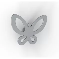 Fogas Papillon 74 mm ezüst