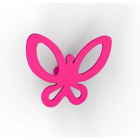 Fogas Papillon 74 mm zöld