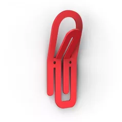 Fogas Clip 144 mm ezüst