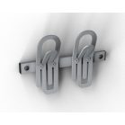 Fogas Clip kettes 144 mm ezüst
