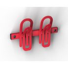 Fogas Clip kettes 144 mm ezüst