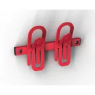 Fogas Clip hármas 144 mm piros