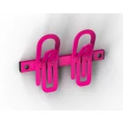 Fogas Clip hármas 144 mm piros