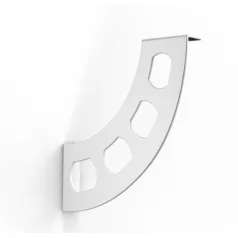 Konzol Boomerang 180 mm, 2 db ezüst