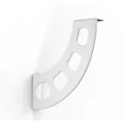 Konzol Boomerang 180 mm, 2 db. piros