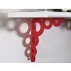 Konzol Bubble 180 mm piros, 1 db