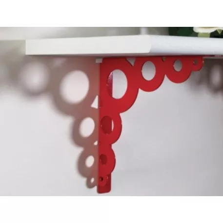 Konzol Bubble 180 mm piros, 1 db