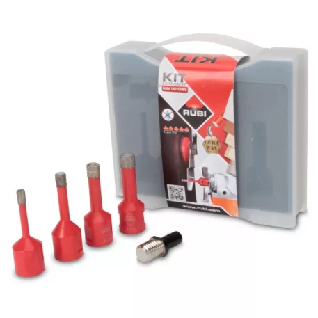 Körkivágó korongok Mini DRYGRES 6,8,10,12 mm + adapter