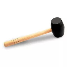 Gumikalapács fekete fa fogantyú 250 g
