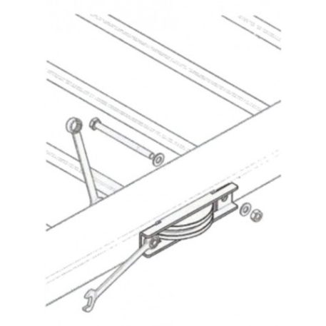 Süllyesztett kapugörgő, tipus V 80