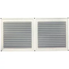 Rács, téglalap alakú fehér 100x200 mm