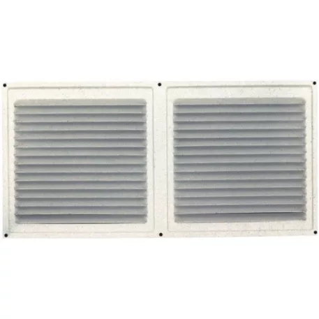 Rács, téglalap alakú fehér 150x300 mm