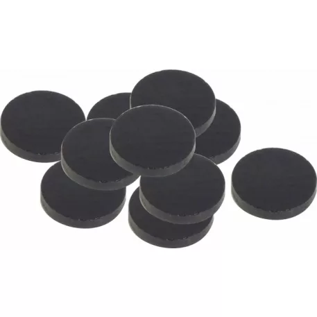 Mágnes fekete 12db 16mm