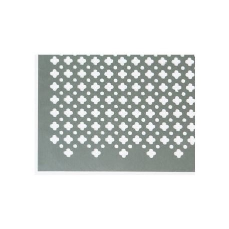 Rács minta ornament arany, 250x500 mm
