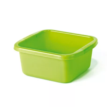 Tál négyzetes 38 cm/19 L zöld