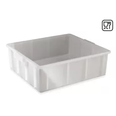 Élelmiszer tároló edény fehér 16 L, 54x35x11 cm