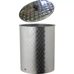 Bortartály rozsdamentes fedéllel 50 L, 370 mm