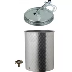 Bortartály rozsdamentes komplett /b+ú+s/ 50 L