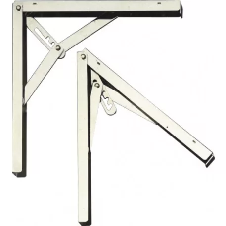 Összecsukható konzol, króm króm 200x200 mm