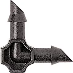 Összekötő L csepegtető tömlőre 4x6 mm, 10 db