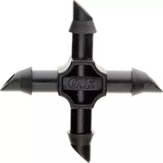 Összekötő kereszt csepegtető tömlőre 4x6 mm, 10 db