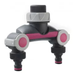 GF Adapter kétágú rózsaszín 3/4''