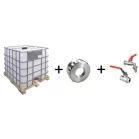 AL redukció 1" csapra 1000L IBC tartályra