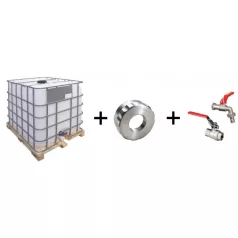 AL redukció 1" csapra 1000L IBC tartályra