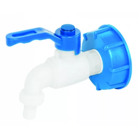 Redukció PVC, 1/2" csappal, 1000l IBC tartályra