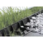 Gyepszegély műanyag 8 m/5,7 cm + 28 rögzítő tüske