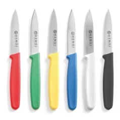   Kés Plenus gyümölcsre/zöldségre Tramontina 440/805, 12,5 cm penge, fekete