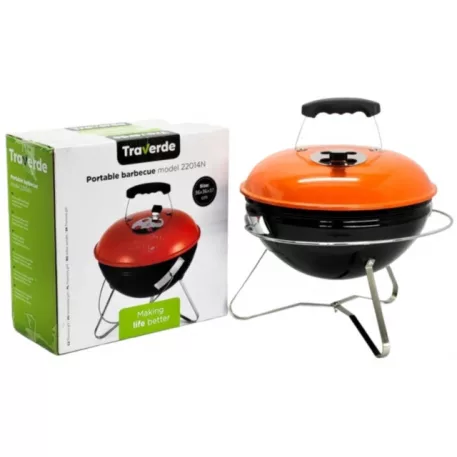 Hordozható faszenes grill 36cm
