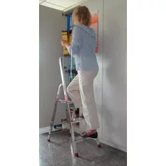 Alumínium állólétra Krause fokok száma: 4