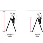 Fa létra Stabilo 2x12 4,55 m