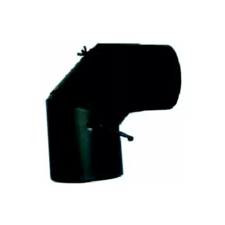 Könyökcső szeleppel 90°, átmérő 120 / 1,5 mm